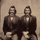 “Conjoined Twins,” an albumen print from a wetplate collodion negative.